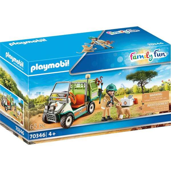Playmobil 70346 Κτηνίατρος με όχημα Ζωολογικού Κήπου