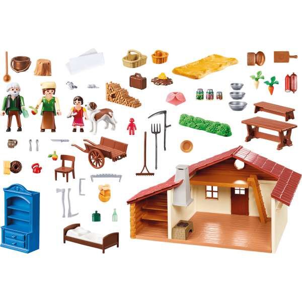 Playmobil 70253 Η Χάιντι με τον παππού της στην καλύβα τους