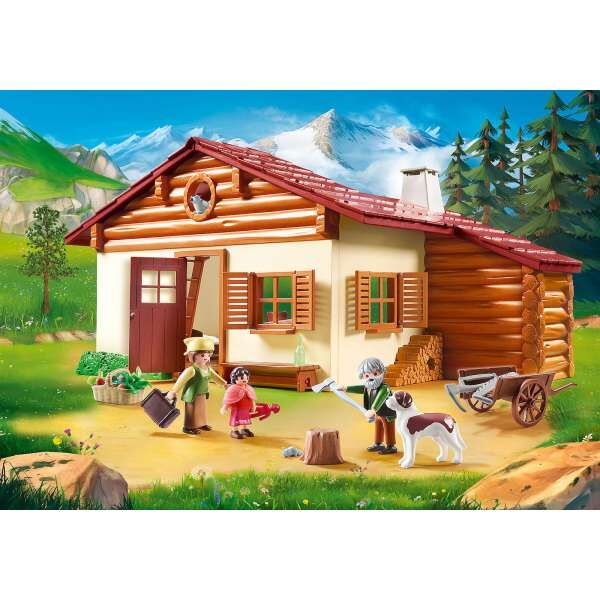 Playmobil 70253 Η Χάιντι με τον παππού της στην καλύβα τους