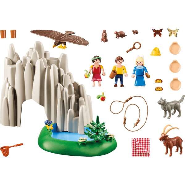 Playmobil 70254 Η Χάιντι, ο Πέτερ και η Κλάρα στην Κρυστάλλινη Λίμνη