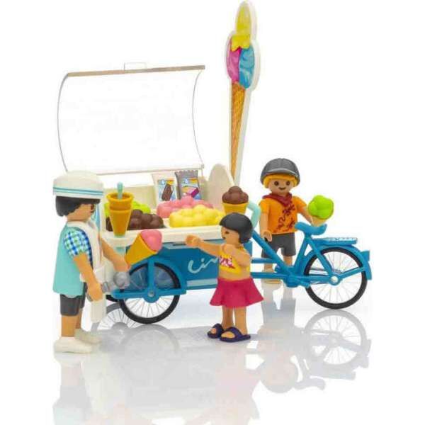 Playmobil 9426 Παγωτατζής με ποδήλατο ψυγείο