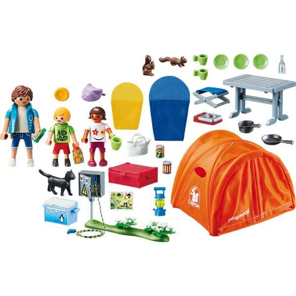 Playmobil 70089 Οικογενειακή Σκηνή Camping